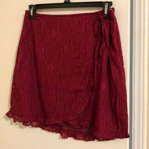 Red Mini Skirt